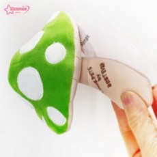 서락 베스트에버 버섯 그린 바스락삑삑 강아지삑삑이장난감