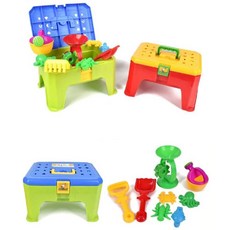 모래놀이 의자세트 촉감놀이 오감놀이 모래놀이세트 모래놀이도구 모래놀이장난감, 의자세트 레드