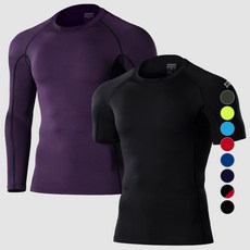 아르메데스 남성용 기능성 언더레이어 반팔+긴팔 2매