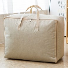 棉被袋純色布藝裝棉被子的袋子特大號加固防水行李袋搬家打包袋, 1個, 灰色,中號（可裝1.2.5-2.5公斤空調被）