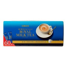 日東紅茶 皇家奶茶經典原味 60入/盒 日本原裝進口 香濃滑順 獨立包裝, 1個