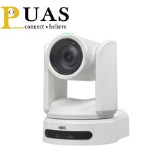 푸아스 PUAS 3G-SDI 4K UHD800 20x 방송용 20배줌 전문가 PTZ 카메라, 블랙