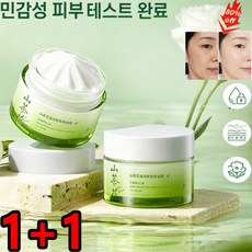 1/1+1 기미 케어 미백 크림 인텐시브 오일 크림 보습 오일 컨트롤 피부를 촉촉하게 케어, 녹색, 1개