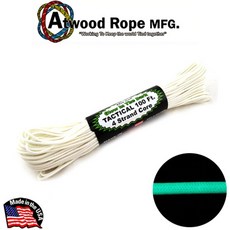 [Atwoodrope] 앳우드로프 3/32 x 100ft 파라코드 (야광) 3/32 x 100ft Paracord (Glow), 색상:one color / 사이즈:free