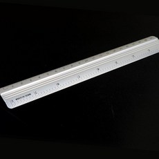 TW 가벼운 알루미늄 일자형 자 inch 타입 30cm 20cm, 1개