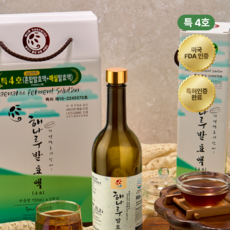 (특4호 특허제품) 전통항아리에서 자연발효 배양한 12가지혼합발효액+ 해나루 매실 발효액 =750ml 2병 [원산지:국산(충청남도 당진시)], 2개, 750ml
