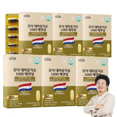 대마종자유 인증 1000 오메가3 오메가6 냉압착, 6박스, 30회분