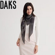 [백화점 정품] 닥스 울 캐시미어 삼각 롱 스카프(숄) FKI007I