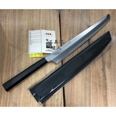 堺孝行 玄武四神系列 青二鋼 300mm 先丸正夫筋引刀 土井逸夫氏 高級專業料理刀, 1個, 300mm先丸正夫(02245), Black