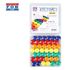 포비 강력 자석 홀더 MH-60 20mm 84개입 nys+45960FQ, 파랑