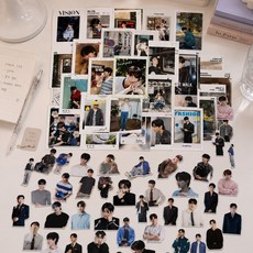 변우석 스티커 85 다꾸 노트북 캐리어 꾸미기 포토 컬렉션 굿즈, 1개, 설렘무드 1개, 설렘무드