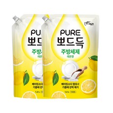 피죤 주방세제 뽀드득, 2개, 1.2L