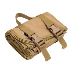 便攜式防水地墊 露營帳篷墊 防潮野餐墊, 行軍床地墊-卡其色