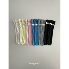 브로디제인 아기 달콤 삭스 블랙 그레이 크림 레몬