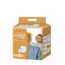 서포트 성인용 기저귀 슬림 팬티 남녀공용 특대형 10매x1팩, 1박스, 10매입