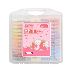 모닝글로리 크레파스 핑크, 1개, 48색