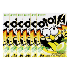 츄잉캔디 소다캔디 야이셔 청사과맛 아이셔 야이셔츄잉캔디, 42g, 6개