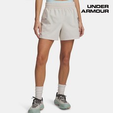 [백화점 정품] 언더아머 Under Armour 여성 UA Explor 하이크 테크 쇼츠 6009565-110, SM(90), 서밋화이트(110)