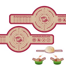KLOSN 더치 오븐용 대형 실리콘 빵 슬링 2팩(25.4cm(10인치) 원형) - 논스틱 및 260°C(500°F) 내열성 사워도우 매트 간편한 세척 재사용 가능한, M + M