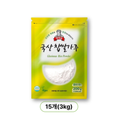 배대감 국산 찹쌀가루, 15개, 200g