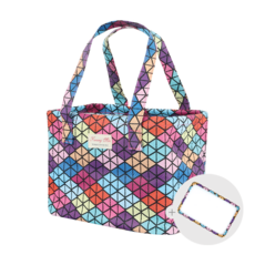 한보따리 물빠지는 수영가방 샤워바구니 레인보우 목욕가방