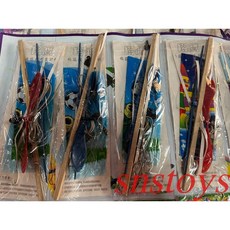 sns 古早味 懷舊童玩 DIY 橡筋模型直升機 直升機 (12入), 1個