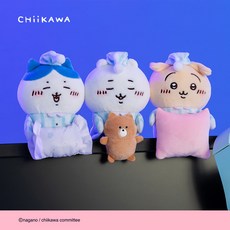 먼작귀 잠옷 시리즈 치이카와 모니터 인형 장식, 1개, 1cm