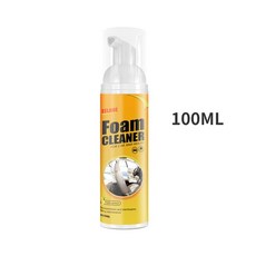 카샴푸 거품 세차 다기능 폼 클리닝 에이전트 가죽 시트 클리너 세차 유지 보수 홈 청소, 1개, 100ml