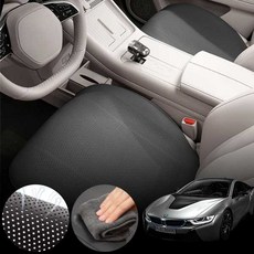 BMW i8 B38T 차량용 초슬림 통풍 시트 커버 블랙 2개 세트