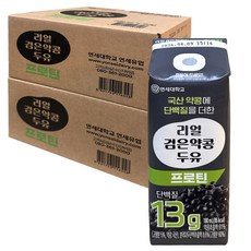 연세두유 리얼검은약콩 두유 프로틴 시니어 칼슘음료, 32개, 190ml