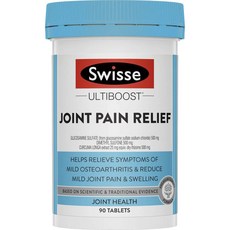 Swisse Ultiboost葡萄糖胺硫酸鹽&MSM&薑黃萃取錠, 90 件, 1個, 90片