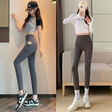 鯊魚褲 打底褲 女 外穿 顯瘦 彈力 春秋 健身 瑜伽 芭比褲 夏季 薄款 胖mm