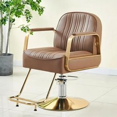 샵 의자 모바일 마사지 스툴 메이크업 페디큐어 뷰티 이발 헤어 살롱 네일 화장품 페이셜 카데이라 액세서리, 11) Gold big pedal H, 1개