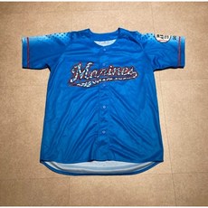 日本職棒 千葉羅德 2017 海洋節 MARINE FESTA 應援球衣 L (罩衫 日職 NPB 棒球 棒壘)