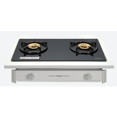 林內 RBTS-227GC(B) 嵌入式傳統玻璃雙口爐，熄火安全裝置，銅合金爐頭，分期零利率, 天然氣,不含安裝費(空機價格)