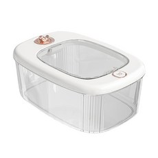 桃園出貨 米桶 家用防蟲防潮密封桶 帶滑輪裝雜糧麵粉容器大容量 五穀雜糧收納桶按壓式儲米箱米缸 大容量食品級儲米缸 儲, 小號白色【5.0公斤】, 1個