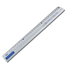 컷팅 엣지 알루미늄자 철자 눈금자 30CM, 본상품