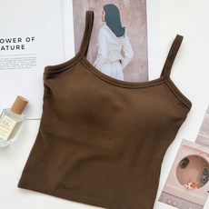 磨毛細肩帶胸墊BRA TOP 內搭背心 無鋼圈內衣