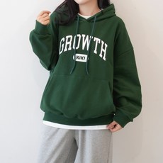키140/키150/키160 키키코 그로우후드티 가을 중학생 오버핏 레터링 후드티 긴팔 후드 티셔츠