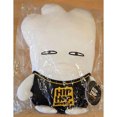 BTS Hip Hop Monster 靠墊, 黑白, 防彈少年團 官方 醜娃抱枕 金南俊