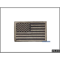 【野戰搖滾-生存遊戲】美國國旗刺繡臂章肩章、識別章 叢林迷彩套服適用, 綠色, 1個