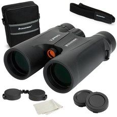 Celestron 아웃랜드X 10x50 쌍안경 블랙 방수 흐림 방지 성인용 망원경 다중 코팅 광학 BaK-4 프리즘 보호용 고무 아머, 아웃랜드 X 8x42