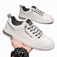 차쿠 남성 캐주얼 신발 중년 아저씨 아빠 운동화 스판신발끈 깔끔한 운동화