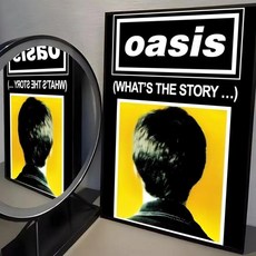 밴드 포스터 룸 벽 예술 장식 홈바 침실 방수 스티커, 2. Black2