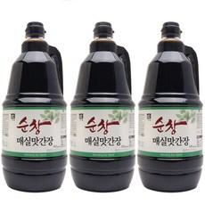 [종합코리아]순창고을 매실맛간장 오랜전통, 3개, 1.8L