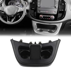 Metris 홀더 용 검정색 컵 홀더 패널 교체 컵 홀더 OEM 번호 A44768008319051 쉬운 설치 프로세스, 01 빠른  Mainland