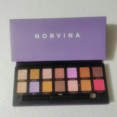 섀도우 팔레트르네상스 아이섀도우 팔레트 쉬머 매트 프라이머 스팽글 고급 소프트 오래 지속되는 페이셜, 01 Purple flannel, 1개