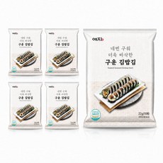 예지김 진도 네번 구운 김밥김 10매 / 개별 포장 구운김 전장김, 5개, 22g