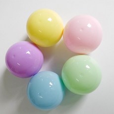 디엠몰 다용도 랜덤 뽑기 단색 빈캡슐볼 60mm 10개입, 1세트
