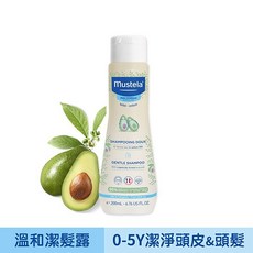 慕之幼 慕之恬廊Musteala 溫和潔髮露200ml【嬰幼兒洗髮精/一般保濕】, 1個